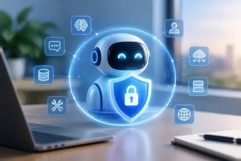 AI agent security controls protecting tools, data, credentials, and connected systems